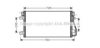 AVA QUALITY COOLING RT5348 Condenser, air conditioning